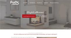 Desktop Screenshot of fuchs-kachelofenbau.de